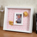 Baby Feet And Hands 3D Model Kit DIY Casting Set With Wooden Photo Frame